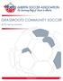 GRASSROOTS COMMUNITY SOCCER Game Formats