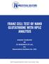FRANZ CELL TEST OF NANO GLUTATHIONE WITH HPLC ANALYSIS