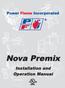 Power Flame Incorporated. Nova Premix. Installation and Operation Manual