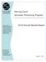 Herring Count Volunteer Monitoring Program Annual Results Report