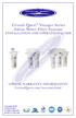Crystal Quest Voyager Series Inline Water Filter Systems INSTALLATION AND OPERATION GUIDE