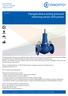 Flanged direct acting pressure reducing valves with piston