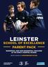 PARENT PACK RESIDENTIAL AND NON-RESIDENTIAL COACHING AT THE KING S HOSPITAL SCHOOL BOOK ONLINE AT #LEINSTERSOE