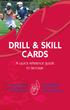 DRILL & SKILL CARDS A quick reference guide to lacrosse