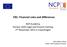 ERC: Financial rules and differences