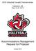 2018 Volleyball Canada Championships. Edmonton, AB May 12-24, Accommodations Management Request for Proposal
