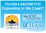 Florida LAKEWATCH Expanding to the Coast? CITIZEN'SCIENCE'SINCE'1986'