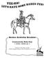 Rodeo Activity Booklet