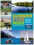 SUMMER FUN INDEX. Counting the ways we enjoy. clean water