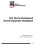 U.S. Ski & Snowboard Event Organizer Handbook