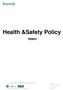 Health &Safety Policy HS803