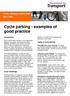 Cycle parking - examples of good practice