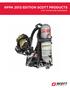 NFPA 2013 EDITION SCOTT PRODUCTS SCOTT AIR-PAK AND ACCESSORIES
