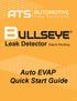 Auto EVAP Quick Start Guide