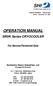 OPERATION MANUAL. SRDK Series CRYOCOOLER. For Service Personnel Only. Sumitomo Heavy Industries, Ltd. Cryogenics Division