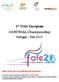 st INAS European HANDBALL Championship