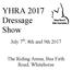 YHRA 2017 Dressage Show