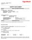 SAFETY DATA SHEET or CHEMTREC Product Technical Information , MSDS Internet Address