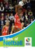 Netball. Rules of Edition