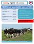 FRIESIAN available Sires 2018