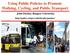 Using Public Policies to Promote Walking, Cycling, and Public Transport