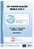 ICF CANOE SLALOM WORLD CUP 2