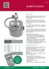 Sealed Systems Altecnic Ltd - Caleffi group. Sealed Systems. Heating vessel sizing guide
