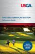 THE USGA HANDICAP SYSTEM. Reference Guide