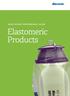 HEALTHCARE PROFESSIONAL GUIDE. Elastomeric Products