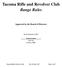Tacoma Rifle and Revolver Club Range Rules