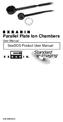 E X R A D I N. Parallel Plate Ion Chambers User Manual DOC #