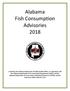 Alabama Fish Consumption Advisories 2018