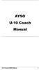 AYSO. U-10 Coach. Manual