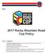 2017 Rocky Mountain Road Cup Policy