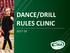 DANCE/DRILL RULES CLINIC