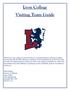 Lyon College Visiting Team Guide