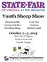 Youth Sheep Show October 3 5, 2014