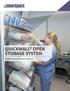 QUICKWALL OPEN STORAGE SYSTEM. Complete Storage & Workspace Solutions