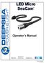DEEPSEA. LED Micro SeaCam POWER & LIGHT. Operator s Manual. Original Instruction Ruffin Road San Diego, CA USA