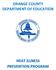 ORANGE COUNTY DEPARTMENT OF EDUCATION HEAT ILLNESS PREVENTION PROGRAM