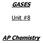 GASES. Unit #8. AP Chemistry