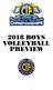 2018 BOYS VOLLEYBALL PREVIEW