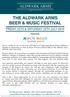 THE ALDWARK ARMS BEER & MUSIC FESTIVAL