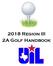2018 Region III 2A Golf Handbook