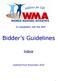 In cooperation with the IAAF. Bidder s Guidelines. Indoor