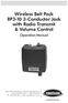 Wireless Belt Pack BP Conductor Jack with Radio Transmit & Volume Control