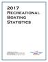 2017 Recreational Boating Statistics
