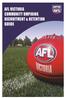 AFL Victoria Community Umpiring Recruitment and Retention Guide