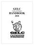 GELC. Coaches and Managers HANDBOOK 2018