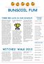 BUNSCOIL FUN! WITCHES WALK 2013 THREE RED DAYS IN OUR SCHOOL!!! BUNSCOIL MHUIRE. Inside this issue: